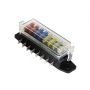 Hella H84960111 8-Way Lateral Single Fuse Box