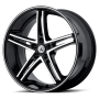 ABL7 20X10 5X4.5 MACH W/ BLACK LIP 45MM
