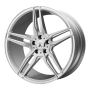 AB012 19X9.5 5X120 BRUSHED SLV 25MM