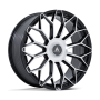 ASANTI BLACK ENVOY 22X9 BLANK 72 +20 G-BLK-MCH