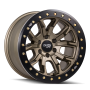 Dirty Life Race Wheels DT-1 9303 Satin Gold W/Simulated Beadlock Ring 17X9 5-127 -38Mm 78.1Mm