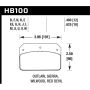 Hawk Performance HB100B.480 HPS 5.0 Disc Brake Pad