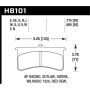 Hawk Performance HB101D.800 ER-1 Disc Brake Pad