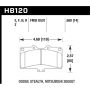 Hawk Performance HB120F.560 HPS Disc Brake Pad