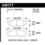 Hawk Performance HB177D.630 ER-1 Disc Brake Pad