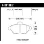 Hawk Performance HB182N.660 HP Plus Disc Brake Pad