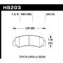 Hawk Performance HB203M.550 Black Disc Brake Pad