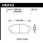 Hawk Performance HB242F.661 HPS Disc Brake Pad