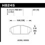 Hawk Performance HB245F.631 HPS Disc Brake Pad