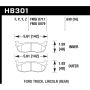 Hawk Performance HB301B.630 HPS 5.0 Disc Brake Pad