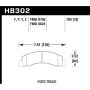 Hawk Performance HB302P.700 SuperDuty Disc Brake Pad