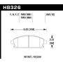 Hawk Performance HB326Z.646 Performance Ceramic Disc Brake Pad