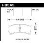 Hawk Performance HB349F.980 HPS Disc Brake Pad