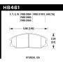 Hawk Performance HB461E.646 Blue 9012 Disc Brake Pad