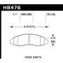 Hawk Performance HB476Y.707 LTS Disc Brake Pad