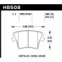 Hawk Performance HB508F.586 HPS Disc Brake Pad