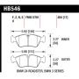 Hawk Performance HB546F.654 HPS Disc Brake Pad