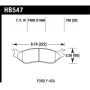 Hawk Performance HB547P.798 SuperDuty Disc Brake Pad