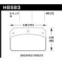 Hawk Performance HB583S.480 HT-10 Disc Brake Pad