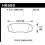 Hawk Performance HB590Z.682 Performance Ceramic Disc Brake Pad