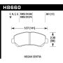 Hawk Performance HB660F.661 HPS Disc Brake Pad