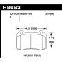 Hawk Performance HB663F.557 HPS Disc Brake Pad