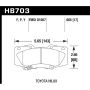 Hawk Performance HB703P.665 SuperDuty Disc Brake Pad