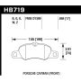 Hawk Performance HB719B.668 HPS 5.0 Disc Brake Pad