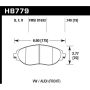 Hawk Performance HB779B.740 HPS 5.0 Disc Brake Pad