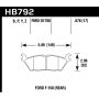 Hawk Performance HB792B.676 HPS 5.0 Disc Brake Pad
