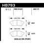 Hawk Performance HB793Y.655 LTS Disc Brake Pad