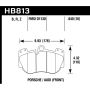 Hawk Performance HB813Z.640 Performance Ceramic Disc Brake Pad