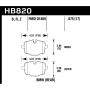 Hawk Performance HB820Z.675 Performance Ceramic Disc Brake Pad
