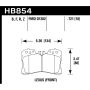Hawk Performance HB854B.721 HPS 5.0 Disc Brake Pad
