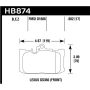 Hawk Performance HB874B.682 HPS 5.0 Disc Brake Pad