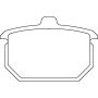 Hawk Performance HMC1001 Non-Asbestos Organic Disc Brake Pads