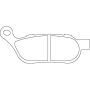 Hawk Performance HMC1020 Non-Asbestos Organic Disc Brake Pads