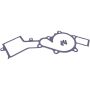 HITACHI WUP0036 Water Pump - Includes Gasket and Stud Bolts - Actual OE part