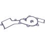 HITACHI WUP0036 Water Pump - Includes Gasket and Stud Bolts - Actual OE part