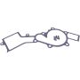 HITACHI WUP0036 Water Pump - Includes Gasket and Stud Bolts - Actual OE part