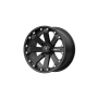 KORE UTV 14X7 4X137 MATTE BLACK 00MM