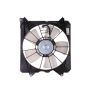 LH RADIATOR COOLING FAN ASSY; 4 CYL; TOKAI BRAND; MOTOR/BLADE/SHROUD ASSY; ACCORD 08-11