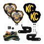 KC HiLiTES 97128 KC FLEX ERA 3 LED 3.5in Spot 2-Light Sys
