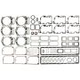 MAHLE HS54984-3 Engine Cylinder Head Gasket Set