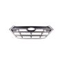 GRILLE ASSY W/O PEDESTRIAN RECOGNITION; BLACK/CHROME HYUNDAI TUCSON 16-17