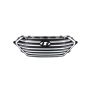 GRILLE ASSY 1.4L TURBO|2.0L; SEDAN; KOREA BUILT; SILVER HYUNDAI ELANTRA 17-18