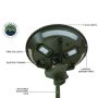 UFO Solar Light Light Pods & Speaker - Camping Light Overland Vehicle Systems