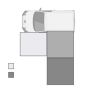 Overland Vehicle Systems Nomadic 6.5 inch Awning Shade Wall Overland Vehicle Systems