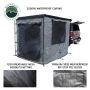 HD Nomadic 2.0 Awning Room Enclosure, Grey Body, Green Trim (4 Walls and Floor) Overland Vehicle Systems