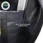 HD Nomadic 2.0 Awning Room Enclosure, Grey Body, Green Trim (4 Walls and Floor) Overland Vehicle Systems